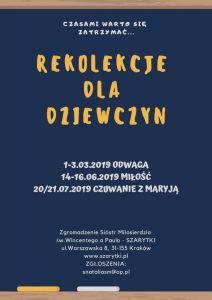 Rekolekcje Powołaniowe @ Dom Prowincjalny